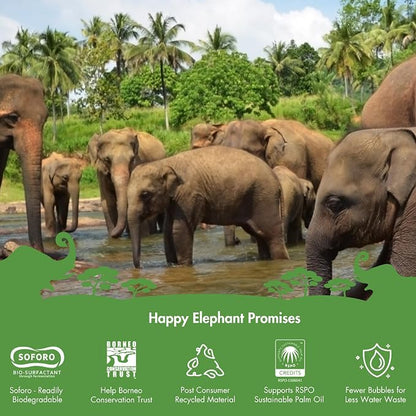 Happy Elephant Fabric Softener, Natural Biodegradable Liquid Fabric Softener - Image 6