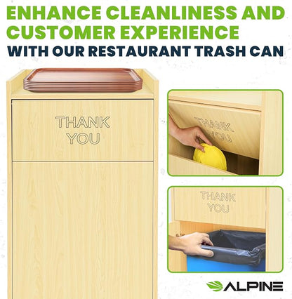 Alpine Restaurant Trash Can Cabinet - Image 6