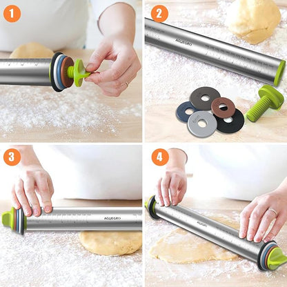 Stainless Steel Rolling Pin - Image 5