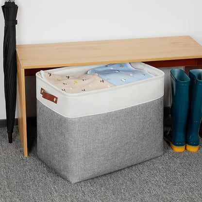 DULLEMELO Extra Large Storage Baskets, Fabric Storage Bins - Image 3