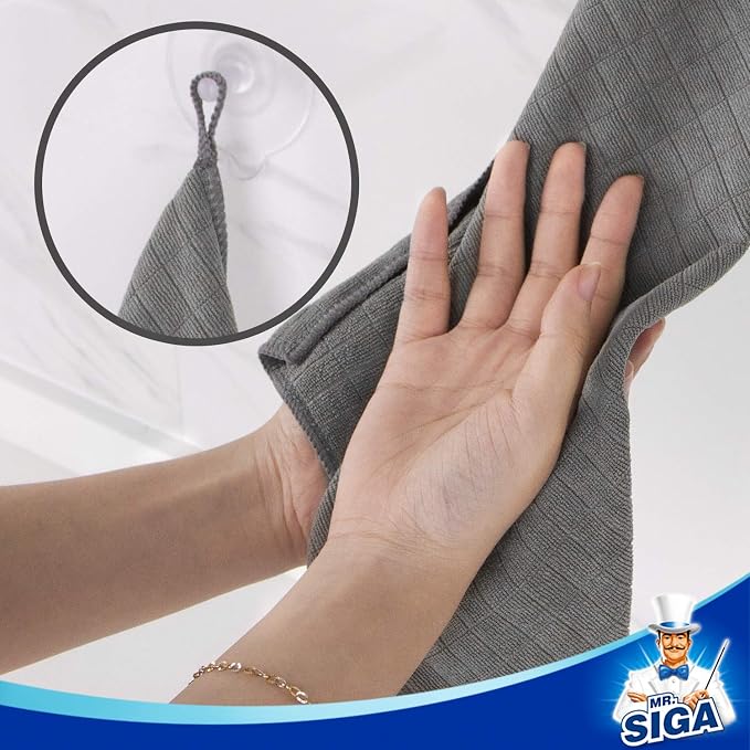MR.SIGA Microfiber Cleaning Cloth, All-Purpose Cleaning Towels, Size 13.8 x - Image 5