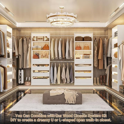 Aheaplus Closet System, 6-15Ft Closet Organizer - Image 2