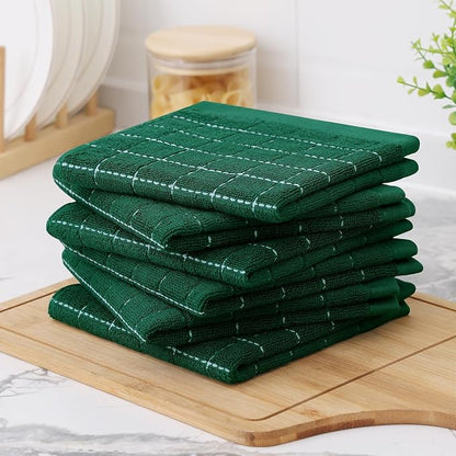 Homaxy 100% Cotton Terry Kitchen Dish Cloths, Ultra Soft and Absorbent Dish - Image 9