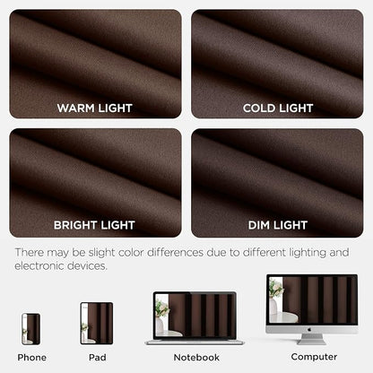 Joydeco Blackout Patio Sliding Door Curtains 84 Inches Long, Grommet Privacy - Image 9