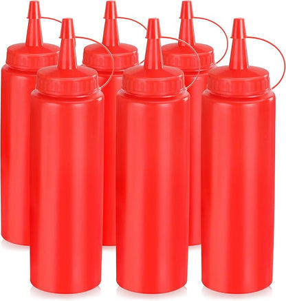 New Star Foodservice 26283 Squeeze Bottles, 8 oz - Image 2
