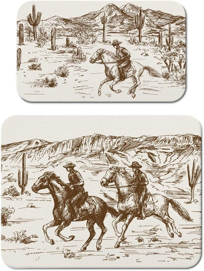 Dish Drying Mat for Kitchen Counter 2 Pack by Unknown