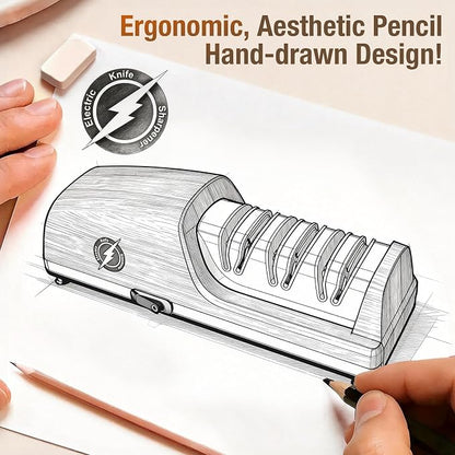 Replaceable Sharpener Electric Knife Sharpener, 3-Stage - Image 7