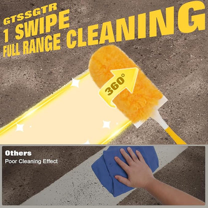 360° Heavy Duty Duster Refills for Swiffer Duster, 30 Pack & 1Handle 4X Faster - Image 3