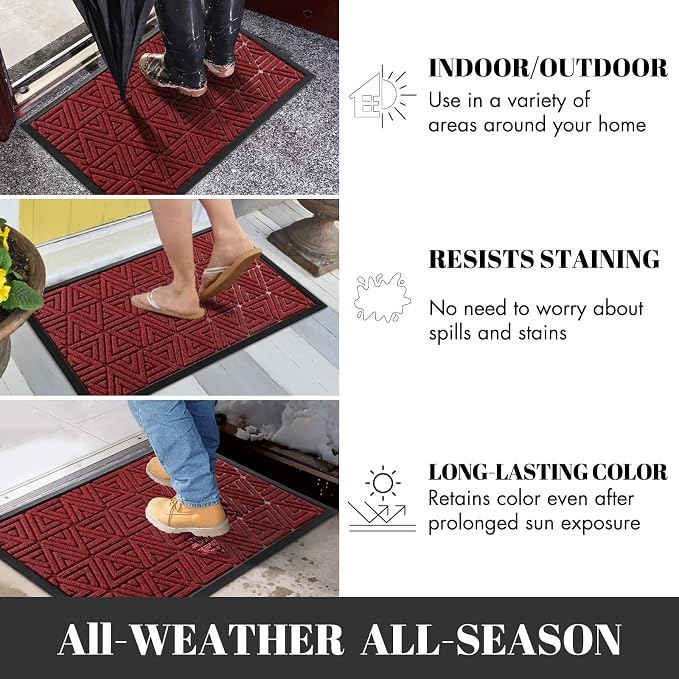Yimobra Front Door Mat Outside Entrance 72 x 24, Waterproof and Washable - Image 7