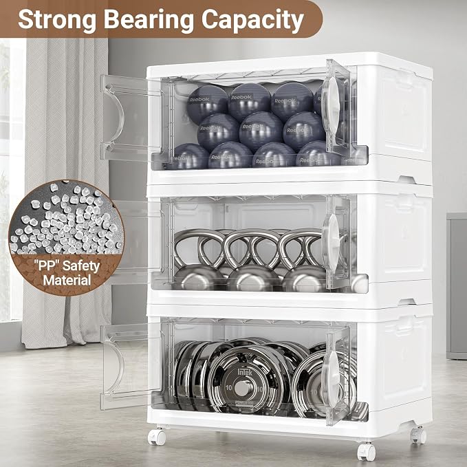 BROVIEW 480Qt Lockable Stackable Storage Bins - Image 6