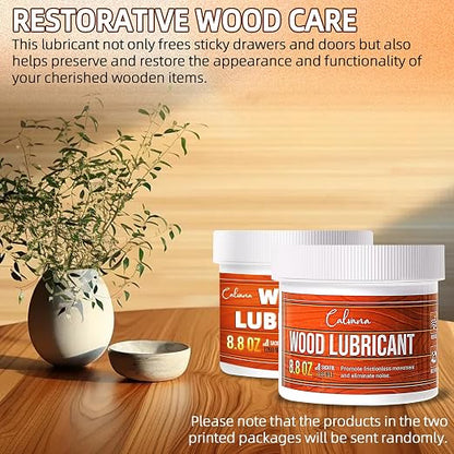 8.8oz Wood Wax for Home Projects, Door Hinge Lubricant, for Wood Drawer Slides - Image 6