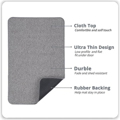 Bathroom Rugs Set 2 Pieces, Thin Bathroom Mats, Toilet Rugs, Quick Dry - Image 3