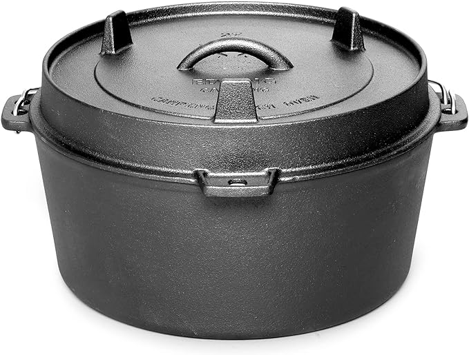 EDGING CASTING Pre-Seasoned Cast Iron Camping Dutch Ovens, Outdoor Camping - Image 2