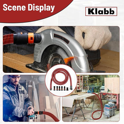Klabb 10 Feet Dust Collection Hose Kit - Image 8