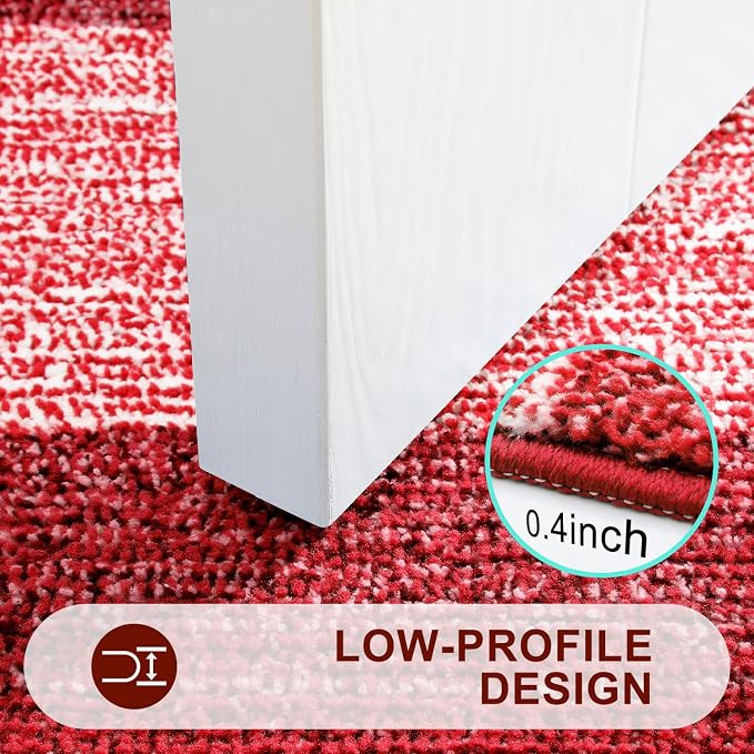 Kitinjoy Indoor Outdoor Door Mat, 32x20 Non-Slip Absorbent Dirt Trapper - Image 4