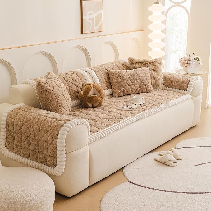 OTOB Couch Cover for Dogs Washable Pet Friendly, Non Slip Plush Funny Fuzzy - Image 9