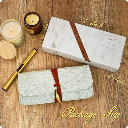Exquisite Candle Accessories Tool Pack Bag, Rechargeable Electric Lighter， Wick - Image 7