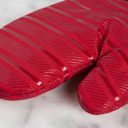 KitchenAid Albany Oven Mitt 2-Pack Set, Passion Red - Image 4
