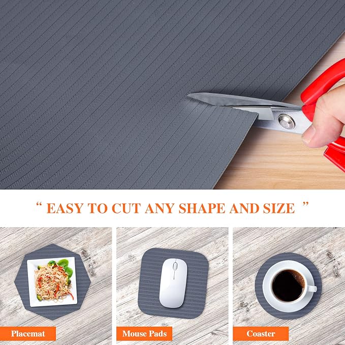 Shelf Liner Non Adhesive, Washable Cabinet Liners - Image 5