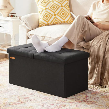 HAUSFRAU - 30 Inches Storage Ottoman Bench - Image 6