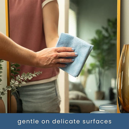 S&T INC. 200 Pack Microfiber Cleaning Cloth, Bulk Towels - Image 3