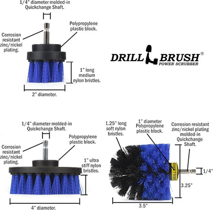 Drillbrush Boat Accessories – Kayak Cleaning Kit – Boat Cleaning Brush Kit – - Image 8