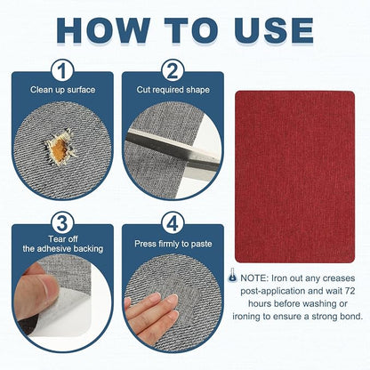 PATIKIL 8x11 Inch Linen Repair Patches - Image 4