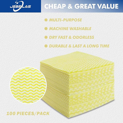 JEBBLAS Reusable Cleaning Cloths Handi Wipes Reusable Cloths Dry Cleaning - Image 3