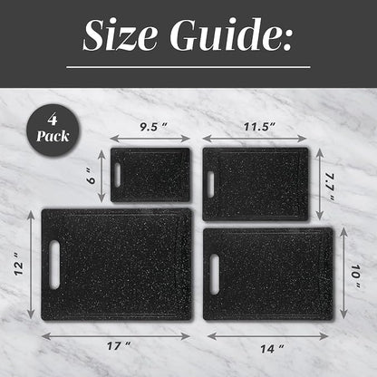 COOK WITH COLOR Non-Slip Cutting Board Set – Kitchen Essentials with Easy Grip - Image 5