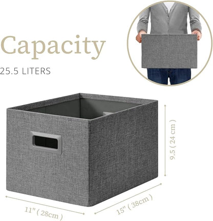 DECOMOMO Storage Bins for Shelves Robust Fabric Closet Bins for Shelves Toy - Image 8
