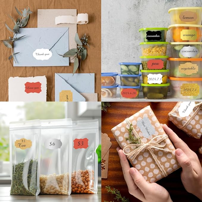 350 PCS Gift Tags Stickers Name Labels Stickers - Image 6