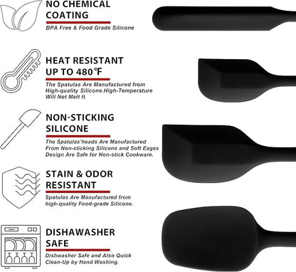 Anaeat 4 Piece Silicone Spatula Set - Image 7