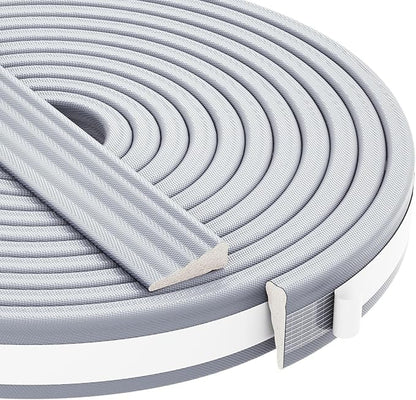 QDiShi 118" Wedge-Shape Weather Stripping Door Seal Weatherproof Foam Seals by QDiShi