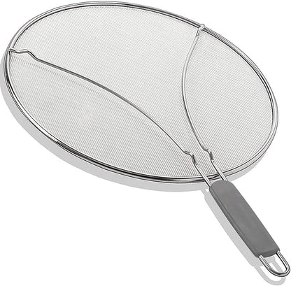13" Grease Splatter Screen for Cooking | Stainless Steel Oil Splatter Guard and by KAFOOR
