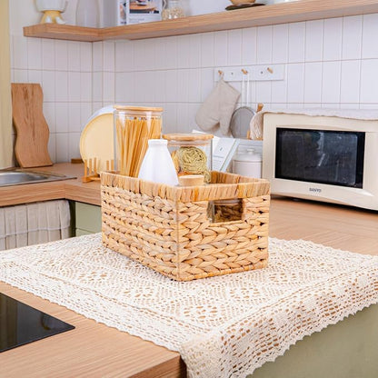 Set of 3 Water Hyacinth Storage Baskets – Wicker Baskets - Image 4