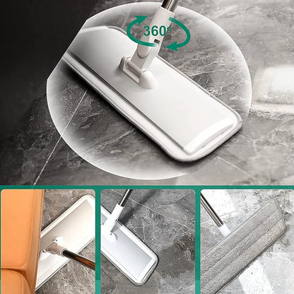 18" Professional Microfiber Mop Floor Cleaning System, Flat Mops - Image 6
