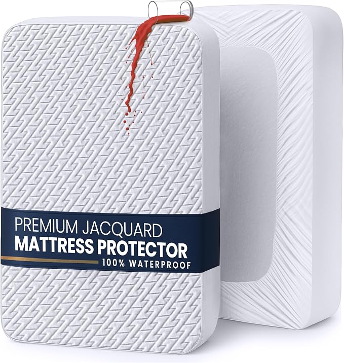 Utopia Bedding Waterproof Mattress Protector King Size, Premium 3D Air Soft by UTOPIABEDDING