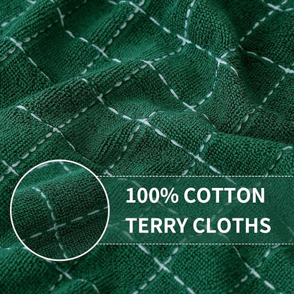 Homaxy 100% Cotton Terry Kitchen Dish Cloths, Ultra Soft and Absorbent Dish - Image 2