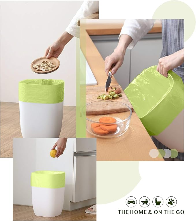 FORID 4 Gallon Garbage Bags, Strong Trash Can Liners, 15 Liter Wastebasket Bags - Image 5