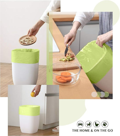 FORID 4 Gallon Garbage Bags, Strong Trash Can Liners, 15 Liter Wastebasket Bags - Image 5