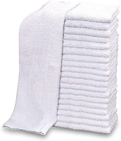 GOLD TEXTILES New Cotton Blend White Restaurant Bar Mops Kitchen Towels by GOLDTEXTILES
