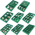 Jewelry Trays Organizer Set of 8 Stackable Jewellry Organizer Trays for Drawers Jewelryy Display Necklace Earring Bracelet