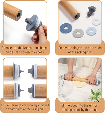 BAMBOO LAND- Adjustable Rolling Pin - Image 4