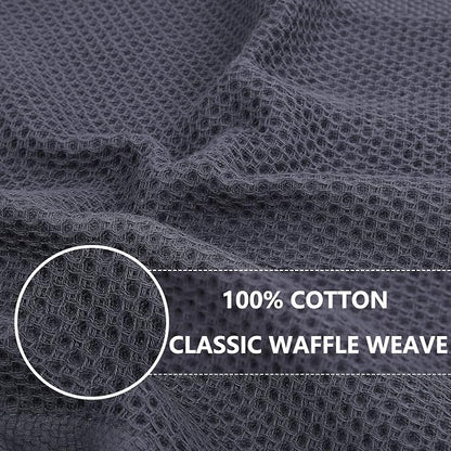 Homaxy 100% Cotton Waffle Weave Kitchen Dish Cloths, Ultra Soft Absorbent Quick - Image 2