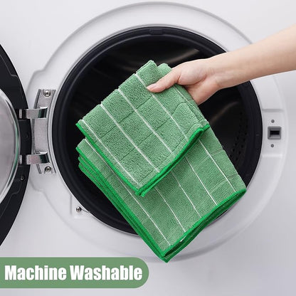 Homaxy Microfiber Kitchen Towels and Dishcloths Set, 16 Pack Soft and Absorbent - Image 7