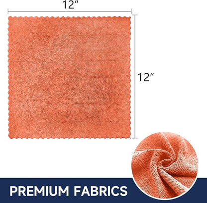 MRD's Home 20Pack Microfiber Cleaning Cloth in Bag, Lint Free, Scratch & - Image 3