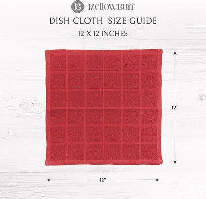 100% Cotton Dish Cloths for Dish Washing, Terry Dish Cloth, Cotton Dish Rags - Image 4