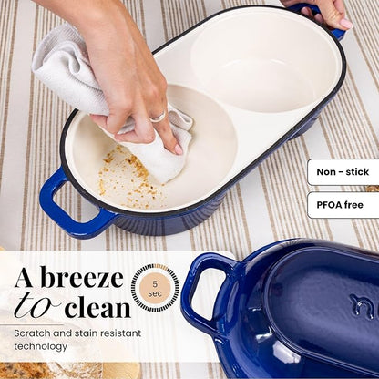 Dutch Oven For Sourdough Bread Baking – Enamelled Cast Iron Bread Loaf Pot – - Image 4