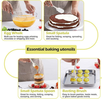 Homikit Kitchen Utensils Set, Useful Kitchen Gadgets & Pots and Pans Accessories - Image 6