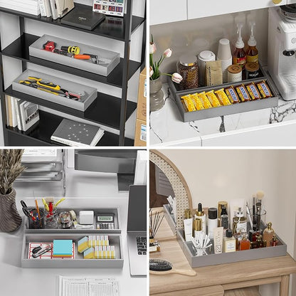 Bamboo Drawer Organizer, Extra Large Silverware Organizer - Image 6